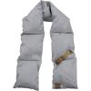 imageCC Unisex Soft Slim Warm Insulating Quilted Puffer Scarf NeckwarmerGray