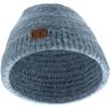 imageCC Unisex Solid Color Warm Boucle Knit Skull Cap Cuff BeanieDenim