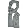 imageCC Unisex Winter Thick Ribbed Knit Stretchy Plain Extra Long Scarf WrapLight Melange Gray
