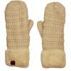 imageCC Unisex Winter Warm Inner Fuzzy Lined AntiSlip Cuff MittensBeige