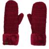 imageCC Unisex Winter Warm Inner Fuzzy Lined AntiSlip Cuff MittensBurgundy