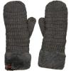imageCC Unisex Winter Warm Inner Fuzzy Lined AntiSlip Cuff MittensDark Melange Gray