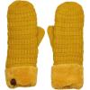 imageCC Unisex Winter Warm Inner Fuzzy Lined AntiSlip Cuff MittensMustard