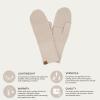 imageCC Waffle Knit Mittens For Women  Acrylic Stretchable Soft Warm Knit Cold weather Winter GlovesConvertible  Beige