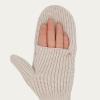 imageCC Waffle Knit Mittens For Women  Acrylic Stretchable Soft Warm Knit Cold weather Winter GlovesConvertible  Beige