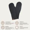 imageCC Waffle Knit Mittens For Women  Acrylic Stretchable Soft Warm Knit Cold weather Winter GlovesConvertible  Black