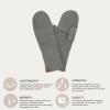 imageCC Waffle Knit Mittens For Women  Acrylic Stretchable Soft Warm Knit Cold weather Winter GlovesConvertible  Grey