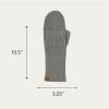 imageCC Waffle Knit Mittens For Women  Acrylic Stretchable Soft Warm Knit Cold weather Winter GlovesConvertible  Grey