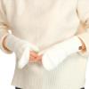 imageCC Waffle Knit Mittens For Women  Acrylic Stretchable Soft Warm Knit Cold weather Winter GlovesConvertible  Ivory