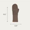 imageCC Waffle Knit Mittens For Women  Acrylic Stretchable Soft Warm Knit Cold weather Winter GlovesConvertible  Mocha