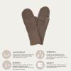 imageCC Waffle Knit Mittens For Women  Acrylic Stretchable Soft Warm Knit Cold weather Winter GlovesConvertible  Mocha