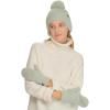 imageCC Waffle Knit Mittens For Women  Acrylic Stretchable Soft Warm Knit Cold weather Winter GlovesConvertible  Sage