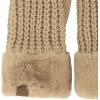 imageCC Waffle Knit Mittens For Women  Acrylic Stretchable Soft Warm Knit Cold weather Winter GlovesMocha