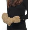 imageCC Waffle Knit Mittens For Women  Acrylic Stretchable Soft Warm Knit Cold weather Winter GlovesMocha