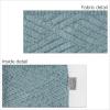 imageCC Winter Fuzzy Fleece Lined Thick Knitted Diagonal Stripes CrissCross Pattern Headband Headwrap HW2060A Snuggly Soft Yarm  Steel Blue