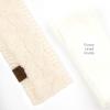 imageCC Winter Fuzzy Fleece Lined Thick Knitted Diagonal Stripes CrissCross Pattern Headband Headwrap HW2060Ivory