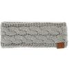 imageCC Winter Fuzzy Fleece Lined Thick Knitted Diagonal Stripes CrissCross Pattern Headband Headwrap HW2060Natural Grey