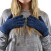 imageCC Winter Warm EcoFriendly Knit Chenille Touchscreen Texting GlovesDark Denim