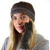 imageCC Winter Warm EcoFriendly Knit Chenille Touchscreen Texting GlovesDark Olive