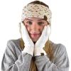 imageCC Winter Warm EcoFriendly Knit Chenille Touchscreen Texting GlovesIvory
