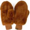 imageCC Women Thick Faux Fur  Sherpa Fleece Lined Warm Winter MittensFaux Furcoffee