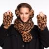 imageCC Women Thick Faux Fur  Sherpa Fleece Lined Warm Winter MittensFaux Furleo Latte