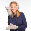 imageCC Women Thick Faux Fur  Sherpa Fleece Lined Warm Winter MittensFaux Furlt Mel Grey