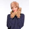 imageCC Women Thick Faux Fur  Sherpa Fleece Lined Warm Winter MittensFaux Furmochacc