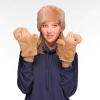 imageCC Women Thick Faux Fur  Sherpa Fleece Lined Warm Winter MittensFaux Furmochacc