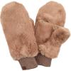 imageCC Women Thick Faux Fur  Sherpa Fleece Lined Warm Winter MittensFaux Furmochacc