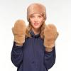 imageCC Women Thick Faux Fur  Sherpa Fleece Lined Warm Winter MittensFaux Furmochacc