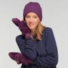 imageCC Women Thick Faux Fur  Sherpa Fleece Lined Warm Winter MittensFaux Furpurple