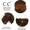 imageCC Women Thick Faux Fur  Sherpa Fleece Lined Warm Winter MittensNew Olive Thick Solid