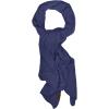 imageCC Womens Boucle Knit Bias Cut Whipstitched Edged Long Scarf WrapEvening Blue