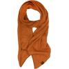 imageCC Womens Boucle Knit Bias Cut Whipstitched Edged Long Scarf WrapRust