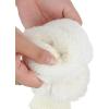 imageCC Womens Faux Fur Wrist Length Fingerless Sherpa Lined Convertible Mittens GlovesIvory