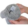 imageCC Womens Faux Fur Wrist Length Fingerless Sherpa Lined Convertible Mittens GlovesLight Gray