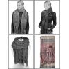 imageCC Womens Long Multicolored Warm Cable Knit Shawl Wrap Tassel ScarfBeige