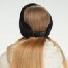 imageCC Womens Soft Faux Fur Feel Sherpa Lined Ear Warmer Headband HeadwrapElasticblack