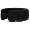 imageCC Womens Soft Faux Fur Feel Sherpa Lined Ear Warmer Headband HeadwrapElasticblack