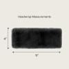 imageCC Womens Soft Faux Fur Feel Sherpa Lined Ear Warmer Headband HeadwrapElasticblack