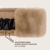 imageCC Womens Soft Faux Fur Feel Sherpa Lined Ear Warmer Headband HeadwrapElasticcamel