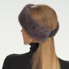 imageCC Womens Soft Faux Fur Feel Sherpa Lined Ear Warmer Headband HeadwrapElasticdkgrey