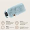 imageCC Womens Soft Faux Fur Feel Sherpa Lined Ear Warmer Headband HeadwrapElasticdusty Blue