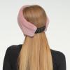 imageCC Womens Soft Faux Fur Feel Sherpa Lined Ear Warmer Headband HeadwrapElasticrose