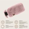 imageCC Womens Soft Faux Fur Feel Sherpa Lined Ear Warmer Headband HeadwrapElasticrose
