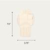 imageCC Womens Warm Knit Fingerless Half Finger Fleece Lined Winter GlovesBow  Beige