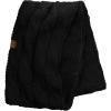 imageCC Womens Winter Cable Knit Sherpa Lined Warm Infinity Pullover ScarfBlack