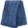 imageCC Womens Winter Cable Knit Sherpa Lined Warm Infinity Pullover ScarfDark Denim