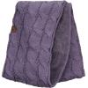 imageCC Womens Winter Cable Knit Sherpa Lined Warm Infinity Pullover ScarfViolet